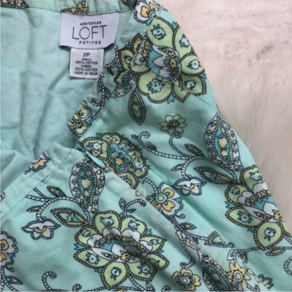 LOFT Paisley Midi Skirt - Picture 2 of 6